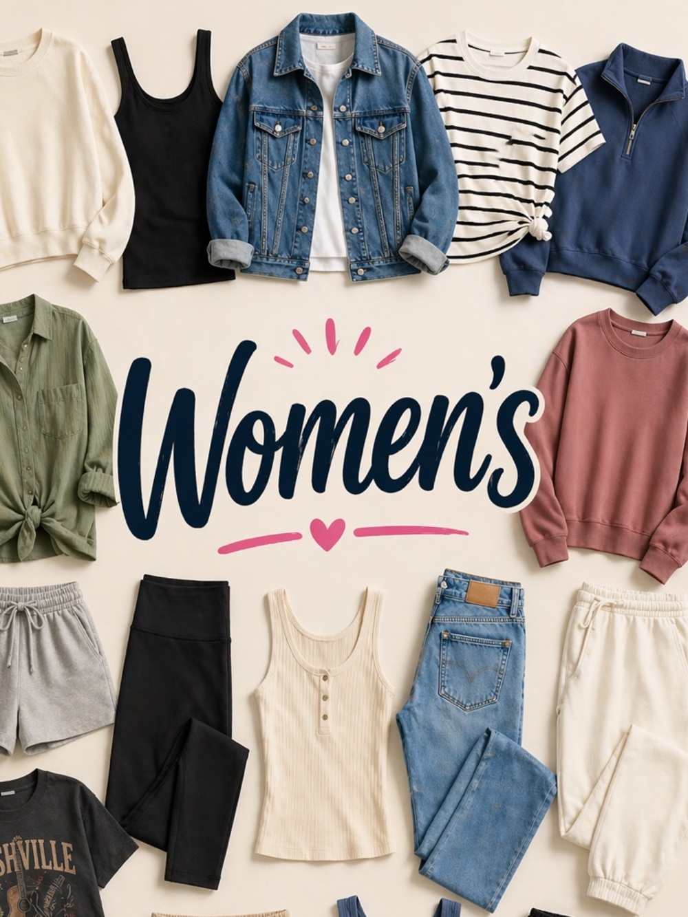 💝💁🏻‍♀️🛍👚👖🧣🕶🌸